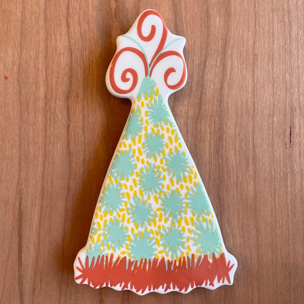 Coton Colors Birthday Hat Mini Plaque